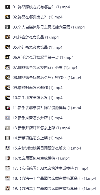 抖音小红书饰品卖货教程 | 新手开店变现全流程-清源网络