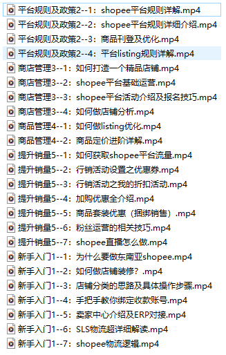 跨境电商 Shopee 无货源开店 0 成本新手可速成-清源网络